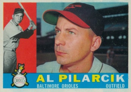 1960 Topps Al Pilarcik #498 Baseball Card