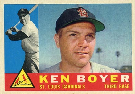 1960 Topps Ken Boyer #485 Baseball Card