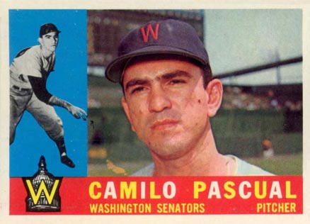 1960 Topps Camilo Pascual #483 Baseball Card
