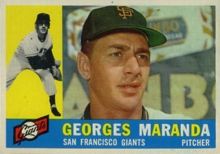 1960 Topps Georges Miranda #479 Baseball Card