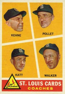 1960 Topps Cards Coaches #468 Baseball Card