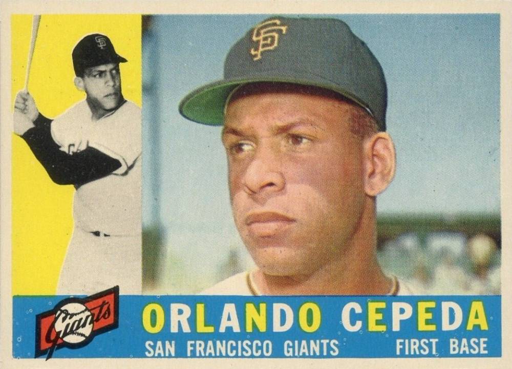 1960 Topps Orlando Cepeda #450 Baseball Card