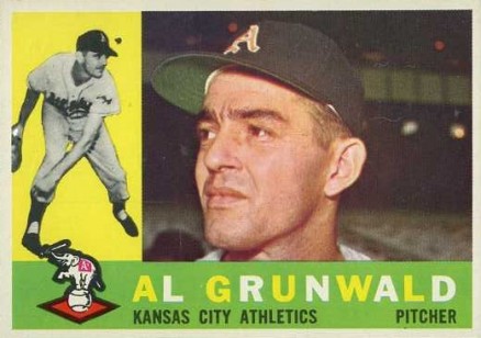 1960 Topps Al Grunwald #427 Baseball Card