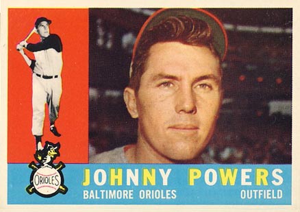 1960 Topps Johnny Powers #422 Baseball Card