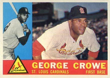 1960 Topps George Crowe #419 Baseball Card