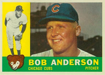 1960 Topps Bob Anderson #412 Baseball Card