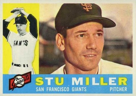 1960 Topps Stu Miller #378 Baseball Card