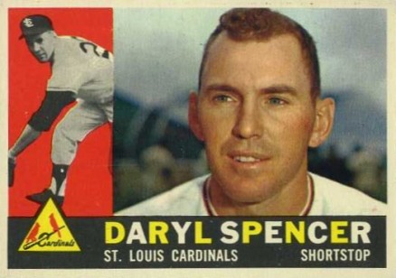 1960 Topps Daryl Spencer #368 Baseball Card