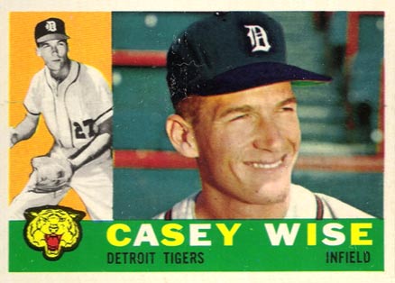 1960 Topps Casey Wise #342 Baseball Card