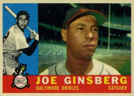 1960 Topps Joe Ginsberg #304 Baseball Card