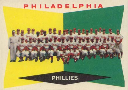 1960 Topps Philadelphia Phillies Team #302 Baseball Card