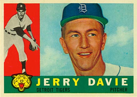 1960 Topps Jerry Davie #301 Baseball Card