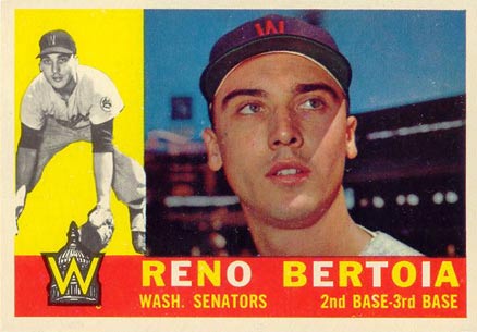 1960 Topps Reno Bertoia #297 Baseball Card