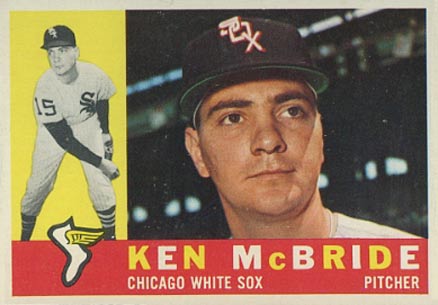 1960 Topps Ken McBride #276 Baseball Card
