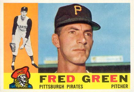 1960 Topps Fred Green #272 Baseball Card