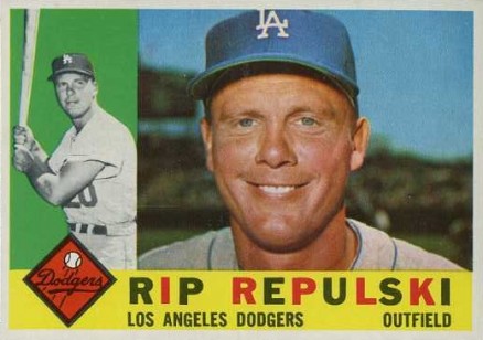 1960 Topps Rip Repulski #265 Baseball Card