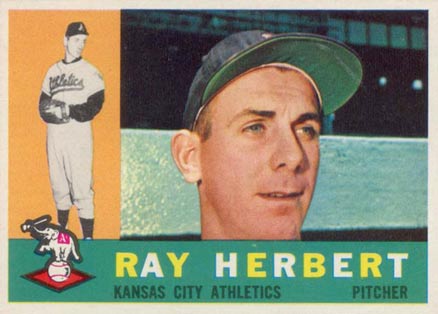 1960 Topps Ray Herbert #252 Baseball Card