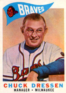 1960 Topps Chuck Dressen #213 Baseball Card