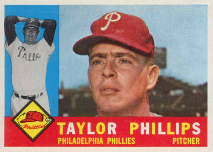 1960 Topps Taylor Phillips #211 Baseball Card