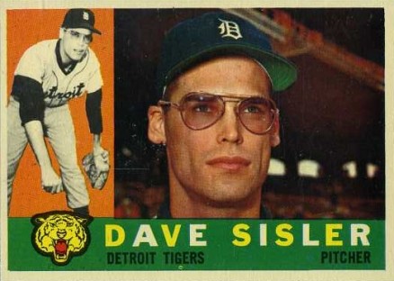 1960 Topps Dave Sisler #186 Baseball Card