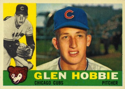 1960 Topps Glen Hobbie #182 Baseball Card