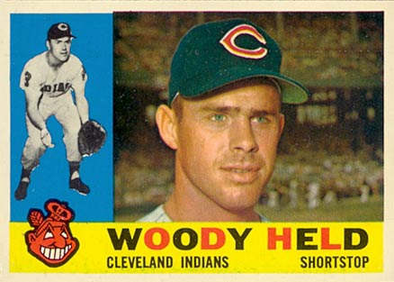 1960 Topps Woody Held #178 Baseball Card