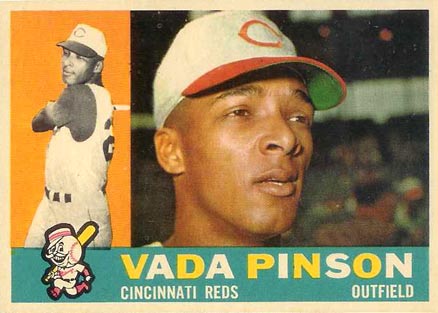 1960 Topps Vada Pinson #176 Baseball Card