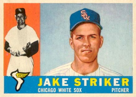 1960 Topps Jake Striker #169 Baseball Card