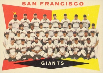 1960 Topps San Francisco Giants Team #151 Baseball Card