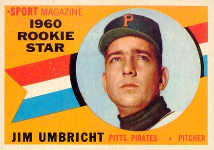 1960 Topps Jim Umbricht #145 Baseball Card