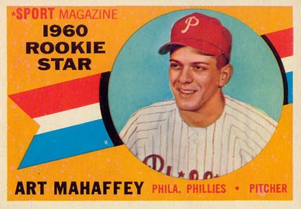 1960 Topps Art Mahaffey #138 Baseball Card