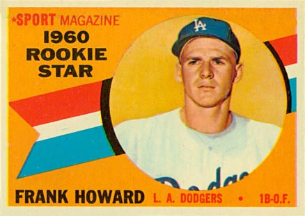 1960 Topps Frank Howard #132 Baseball Card