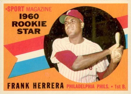 1960 Topps Frank Herrera #130 Baseball Card
