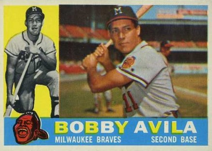 1960 Topps Bobby Avila #90 Baseball Card