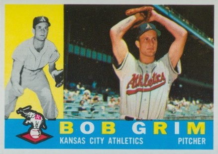 1960 Topps Bob Grim #78 Baseball Card