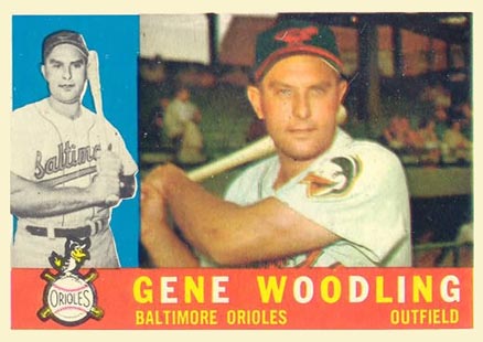 1960 Topps Gene Woodling #190 Baseball Card