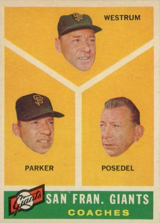 1960 Topps Giants Coaches #469 Baseball Card
