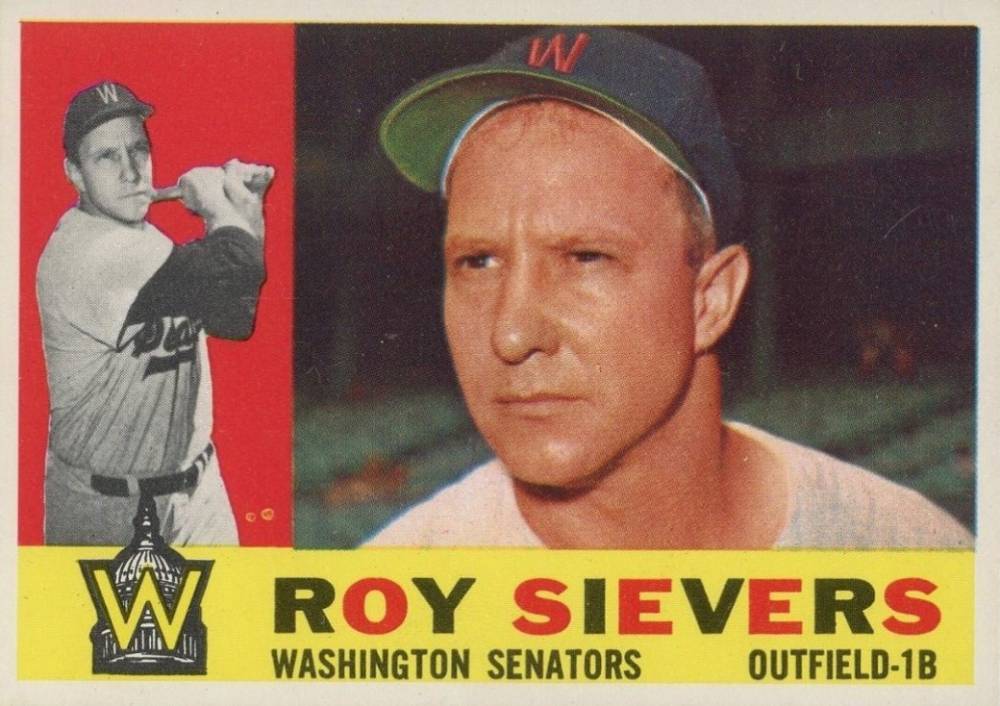 1960 Topps Roy Sievers #25 Baseball Card