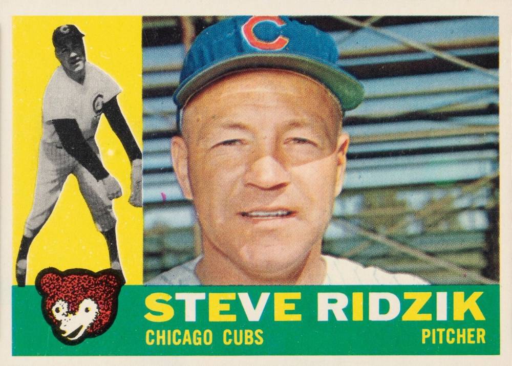 1960 Topps Steve Ridzik #489 Baseball Card