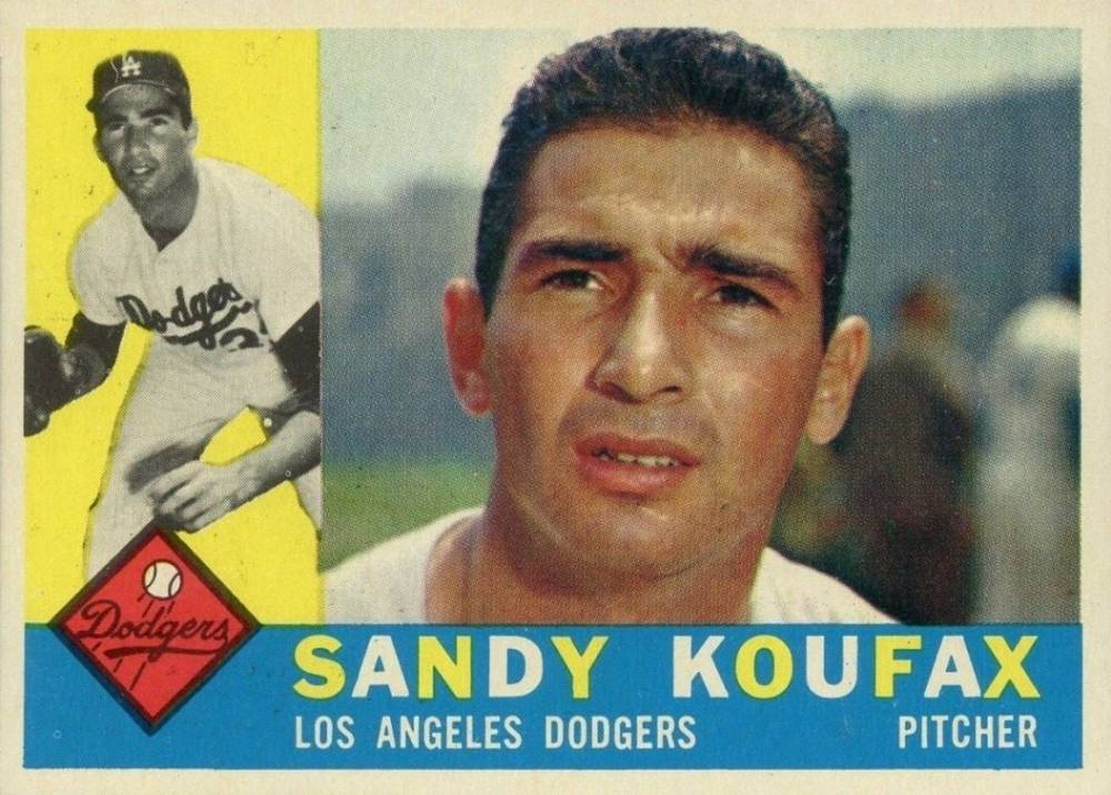 1960 Topps Sandy Koufax #343 Baseball Card