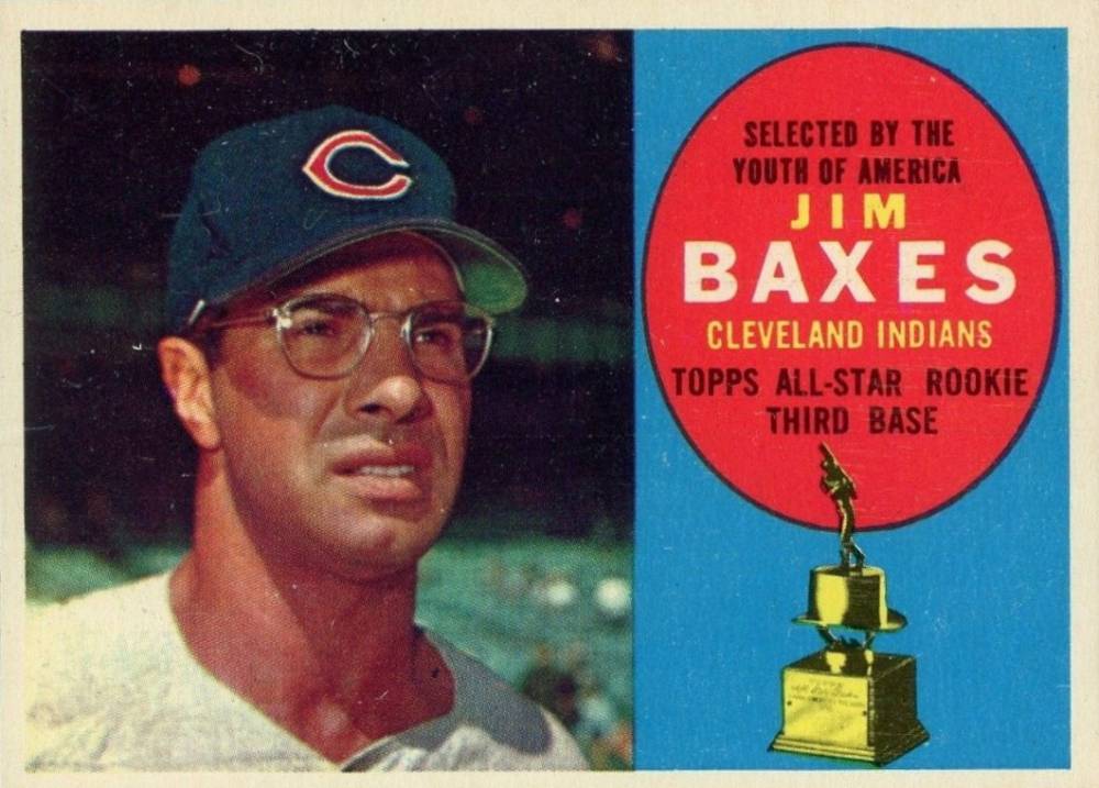 1960 Topps Jim Baxes #318 Baseball Card