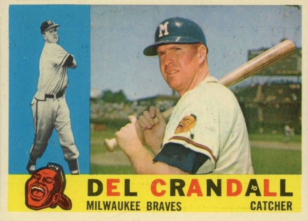1960 Topps Del Crandall #170 Baseball Card