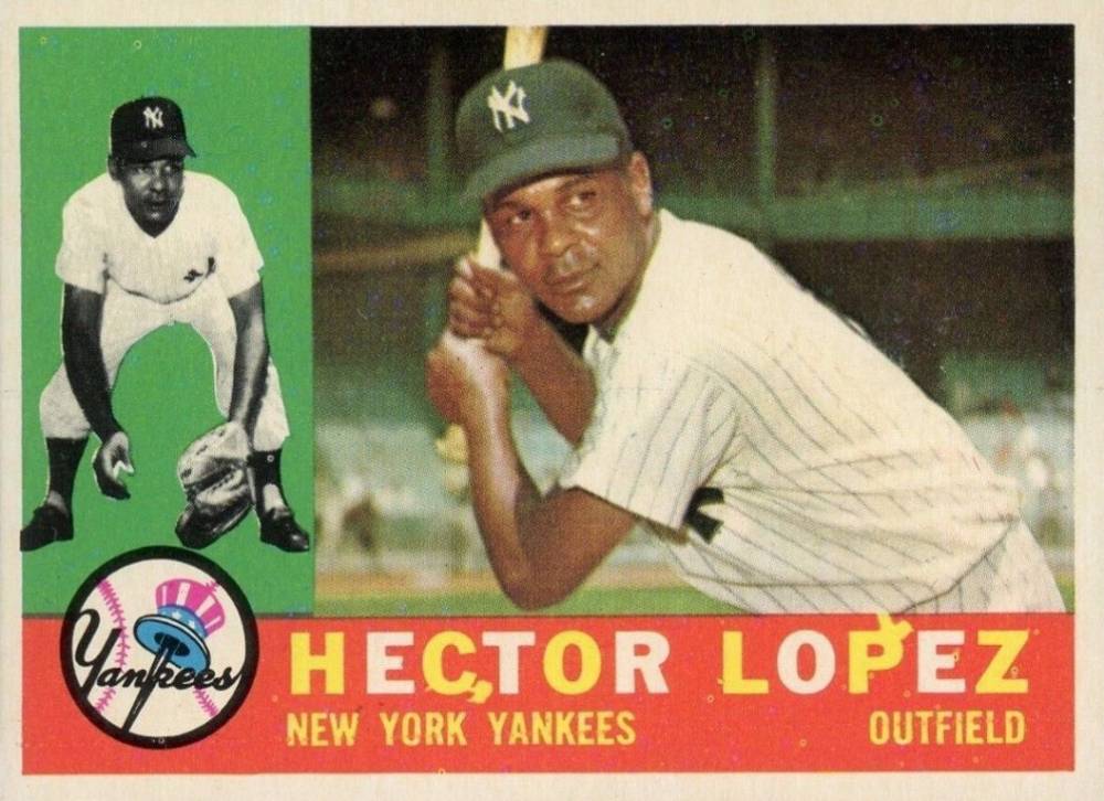 1963 TOPPS #92 HECTOR LOPEZ UER VG YANKEES NICELY CENTERED 