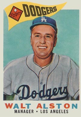 1960 Topps Walt Alston #212 Baseball Card