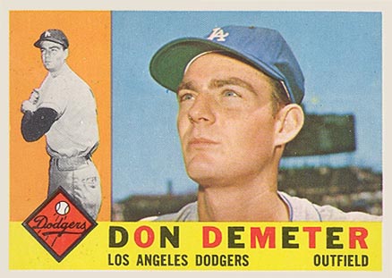 1960 Topps Don Demeter #234 Baseball Card