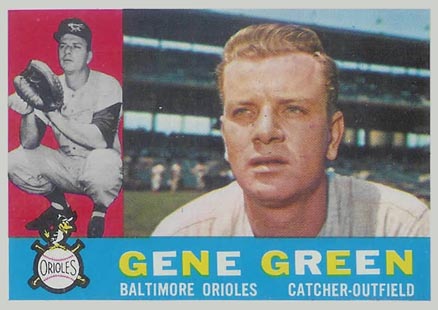 1960 Topps Gene Green #269 Baseball Card