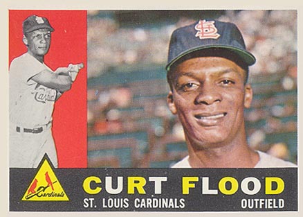 1960 Topps Curt Flood #275 Baseball Card