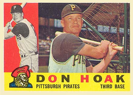 1960 Topps Don Hoak #373 Baseball Card