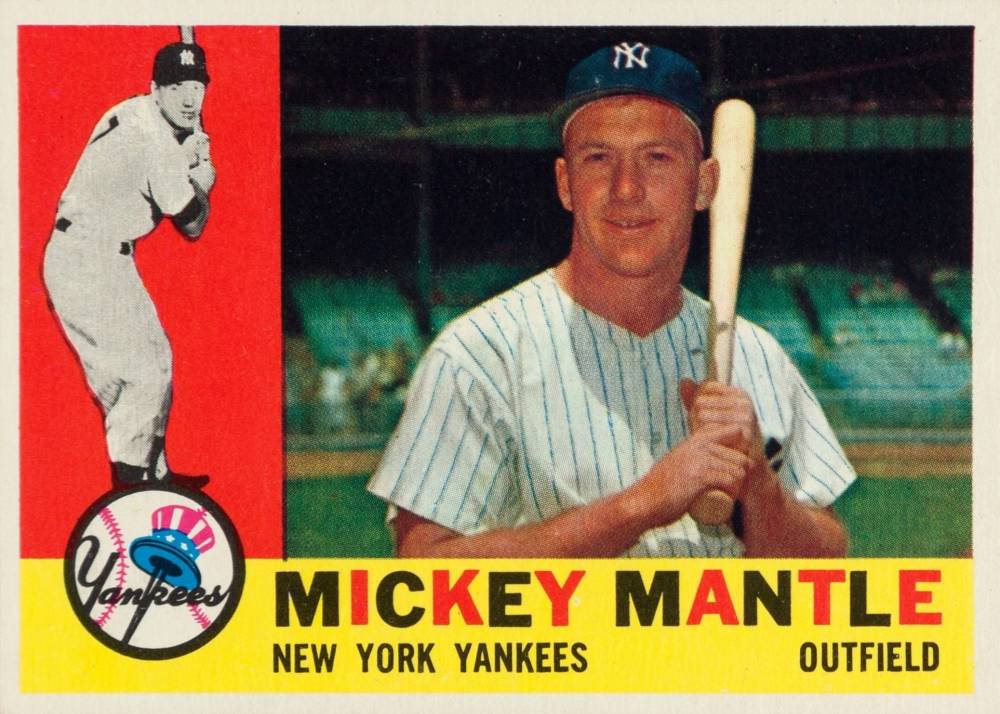 1960 Topps Mickey Mantle #350 Baseball Card
