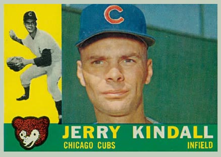 1960 Topps Jerry Kindall #444 Baseball Card